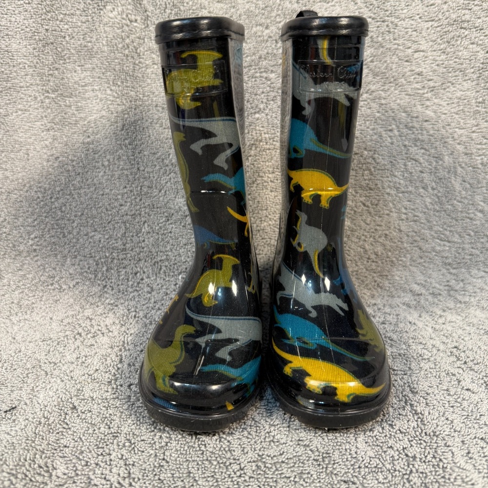 Dinosaurs Western‎ Chief Rain Boots Sz 5c Toddler Light up heel